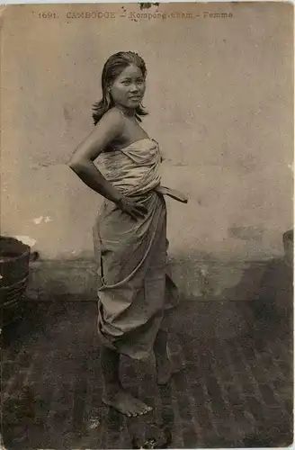 Cambodge - Kompong-Cham - Femme -82114