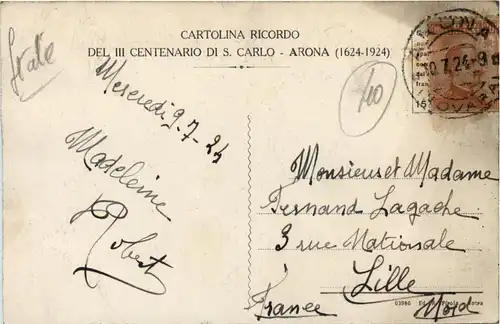 Arona - Statua di S. Carlo -82480