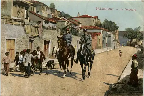 Salonique - Un faubourg -429910