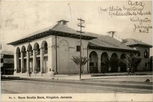 Jamaica - Nova Scotia Bank Kingston -81522