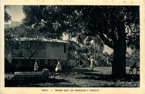 Tahiti - Maison sous les Manouires a Papeete -82052