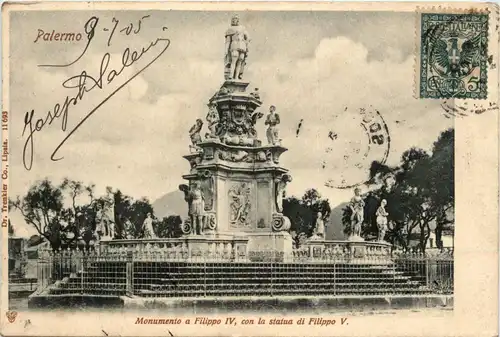 Palermo - Monumento a Filippo IV -429188