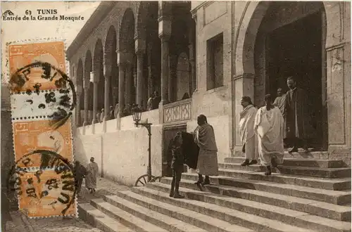 Tunis - Entree de la Grande Mosquee -430840
