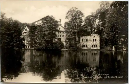 Meiningen - Teich im engl. Garten -406508