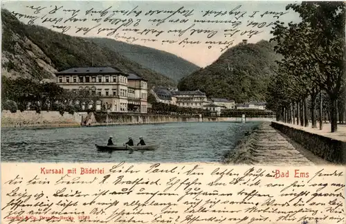 Bad Ems - Kursaal mit Bäderei -406588