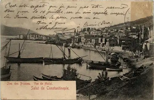 Salut de Constantinople - Vue de halki -430654