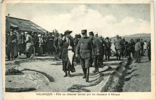 Salonique - Fete au General Sarrail -429928