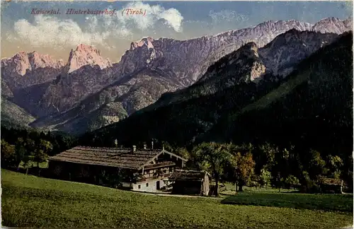 Kaisergebirge, Kufstein und Umgebung/Tirol - Hinterkaiserhof -329250