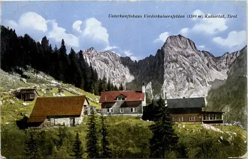 Kaisergebirge, Kufstein und Umgebung/Tirol - Hütte Vorderkaiserfelden -329272