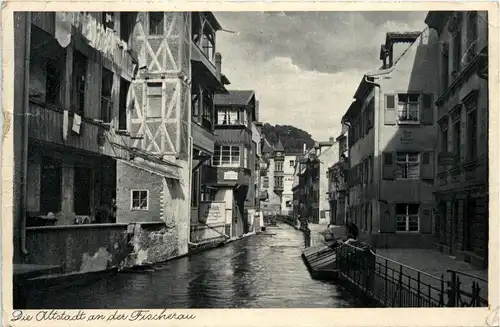 Freiburg i. Br./Baden-Württemberg - Die Altstadt an der Fischerau -329052