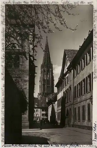 Freiburg i. Br./Baden-Württemberg - Das Münster von der Burgstrasse -329152