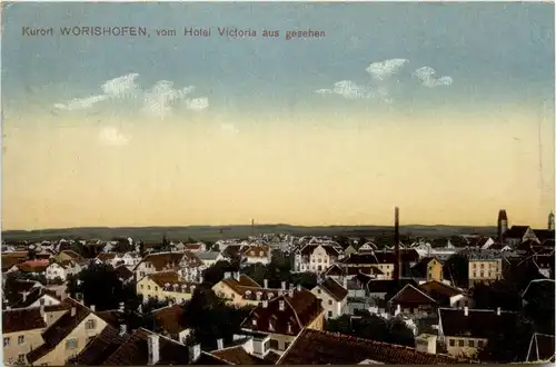 Bad Wörishofen, vom Hotel Victoria aus gesehen -332858