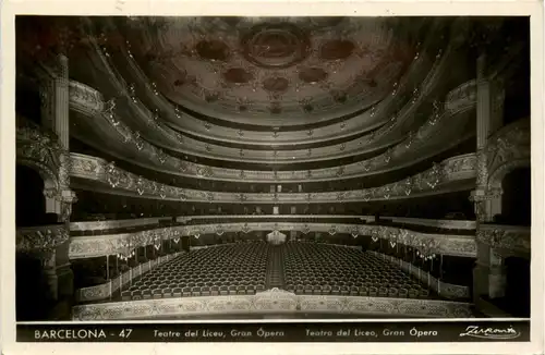 Barcelona - Teatro del Liceu -432166