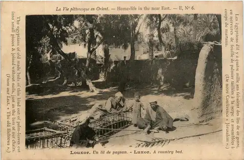 Louxor - Un lit de paysan -432618