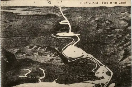 Port Said - Plan of the Canal -432668