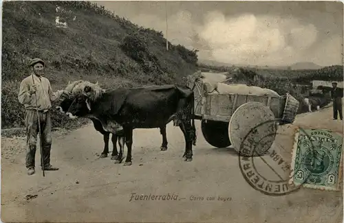 Fuenterrabia - Carro con buyes -432718
