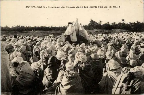 Port Said - Lecture du Coran -432376