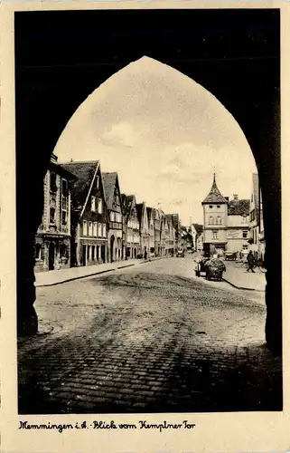 Bayern/Allgäu - Memmingen, Blick vom Kemptner Tor -333948