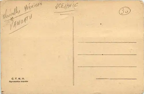 Nouvelle Hebrides - Pirogue de guerre -432866