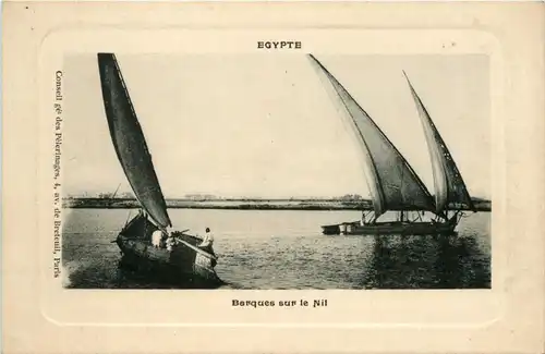 Egypt - Barques sur le Nil -432314