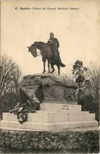 Madrid - Estatua del General Martinez Campos -431700