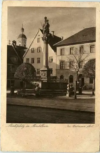 Bayern/Allgäu - Mindelheim, Marktplatz -334344