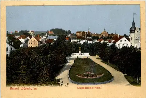 Bayern/Allgäu - Bad Wörishofen. Kneippdenkmalplatz -334562