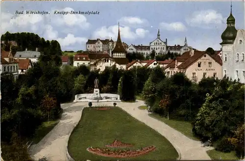 Bayern/Allgäu - Bad Wörishofen. Kneippdenkmalplatz -334602