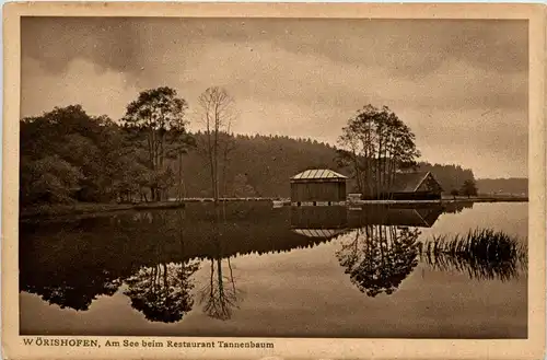 Bayern/Allgäu - Bad Wörishofen, Am See beim Restaurant Tannenbaum -334640