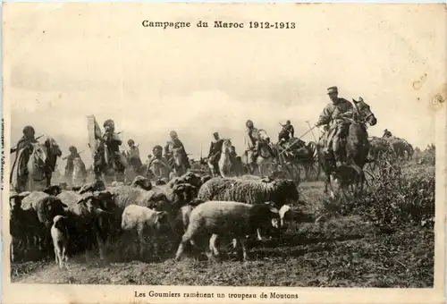 Maroc - Les Goumiers ramenent -434348