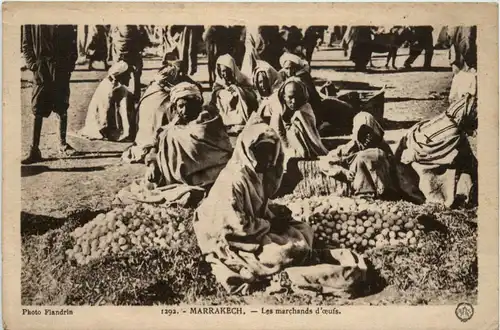 Marrakech - Les marchands d oeufs -434082