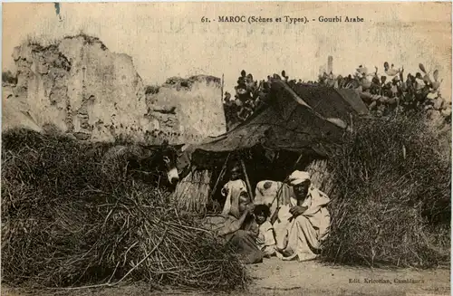 Maroc - Gourbi Arabe -434402