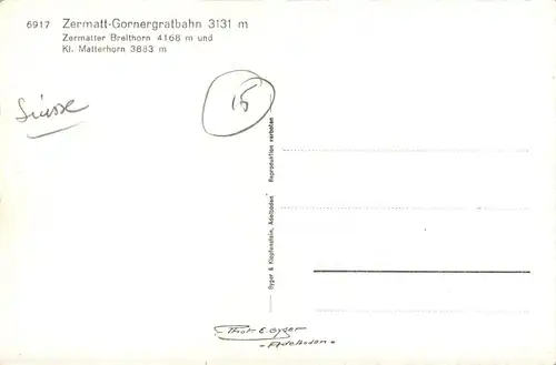 Zermatt - Gornergratbahn -435118