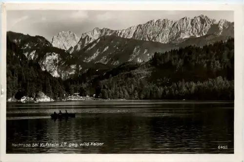 Kaisergebirge, Kufstein und Umgebung/Tirol - Hechtsee gegen wilden Kaiser -327342