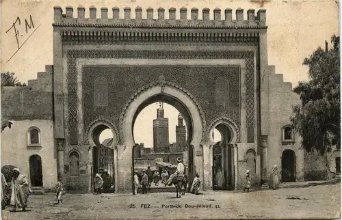 Fez - Porte de Bou-Jeloud -434040