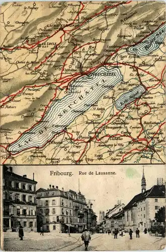 Fribourg - Rue de Lausanne -434922