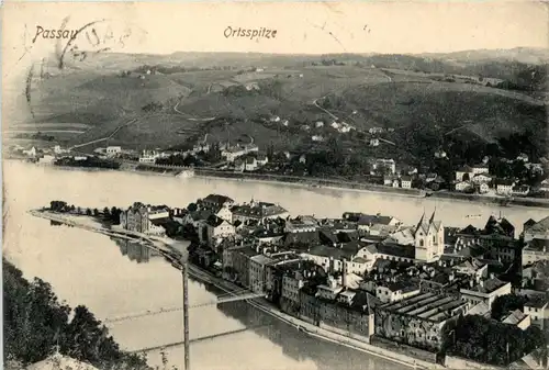 Passau, Bayern - Ortsspitze -327754