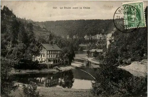 Le Doubs avant sa Chute -435002