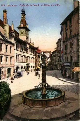 Lausanne - Place de la Palud -435082