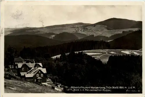 Kurort Masserberg, Blick n.d. Meuselbacher Kuppe -359436