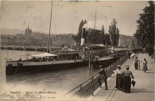 Geneve - Quai du Mont Blanc -435036