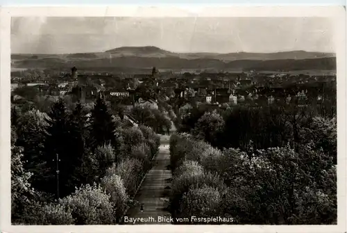 Bayreuth, Blick vom Festspielhaus -359736