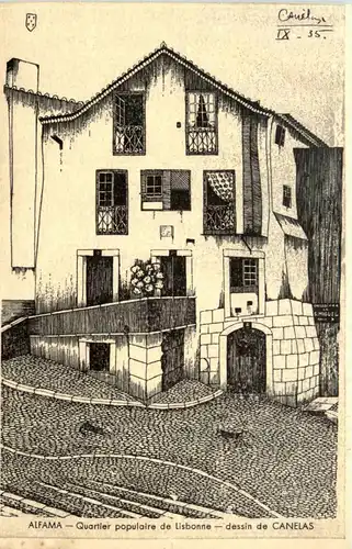 Alfama - Lisboa - dessin de Canelas -434614