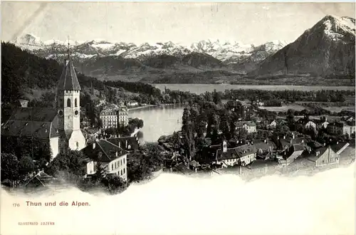 Thun und die Alpen -435352