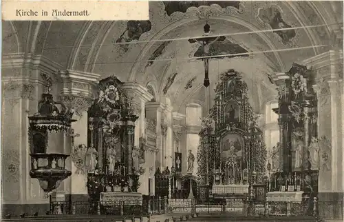 Kirche in Andermatt -435372
