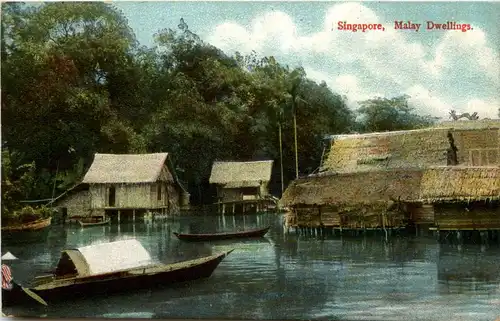 Singapore - Malay Dwellings -433456