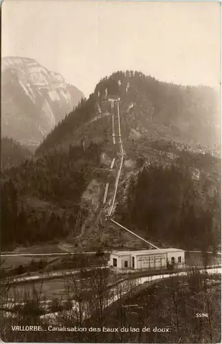 Vallorbe - Canalisation des Eaux du lae de Joux -435156