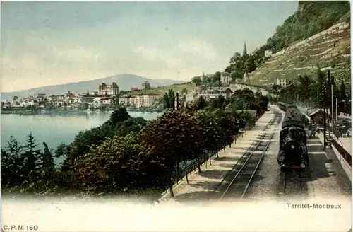 Territet-Montreux - Eisenbahn -435220