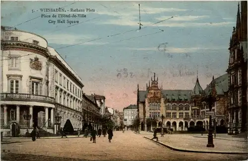 Wiesbaden, Rathausplatz -360034