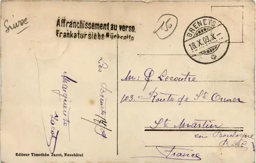 Le Locle - Nouveau pont du chemin de fer -434994